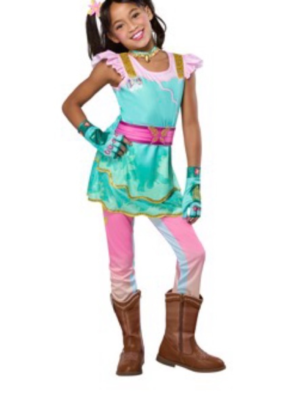 Rubie's Unicorn Academy Ava Banji Costume - Teal, Pink & White